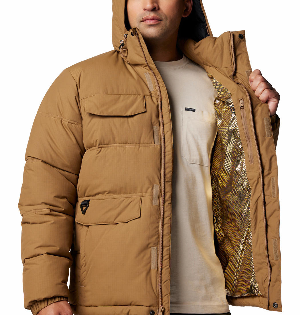 Columbia Mens Brown Landroamer Puffer Jacket