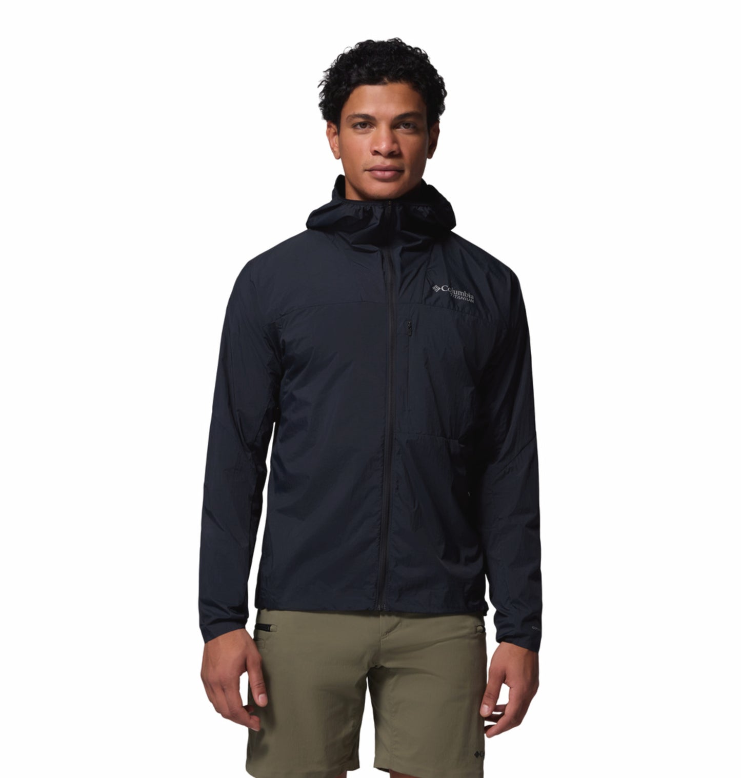 Columbia Men Black Omni-Shade Khyex Pro Windbreaker