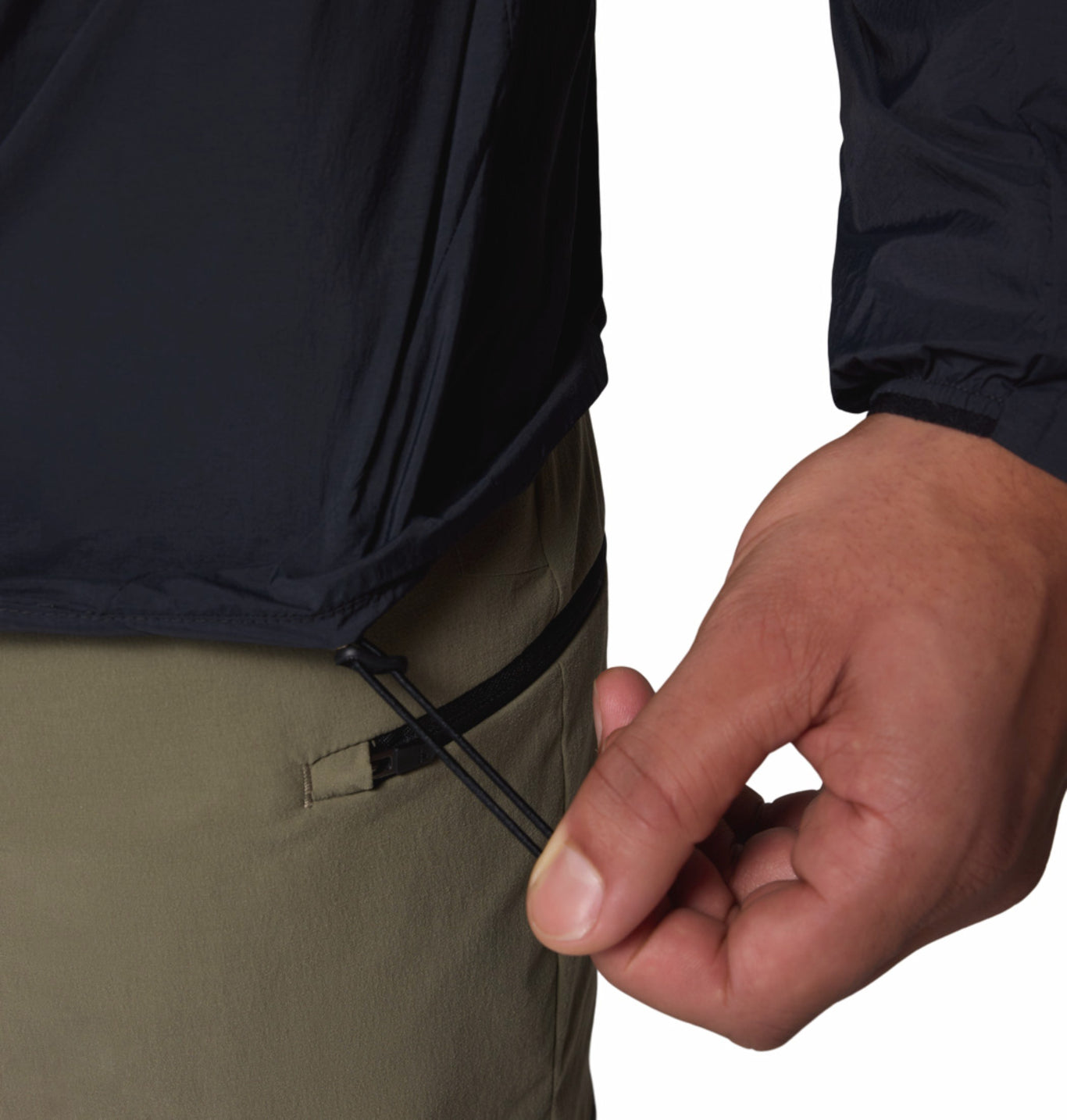 Columbia Men Black Omni-Shade Khyex Pro Windbreaker