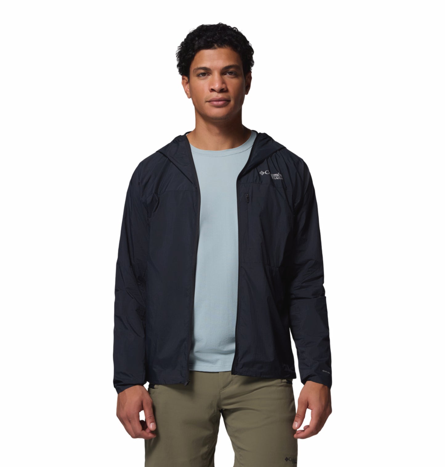 Columbia Men Black Omni-Shade Khyex Pro Windbreaker