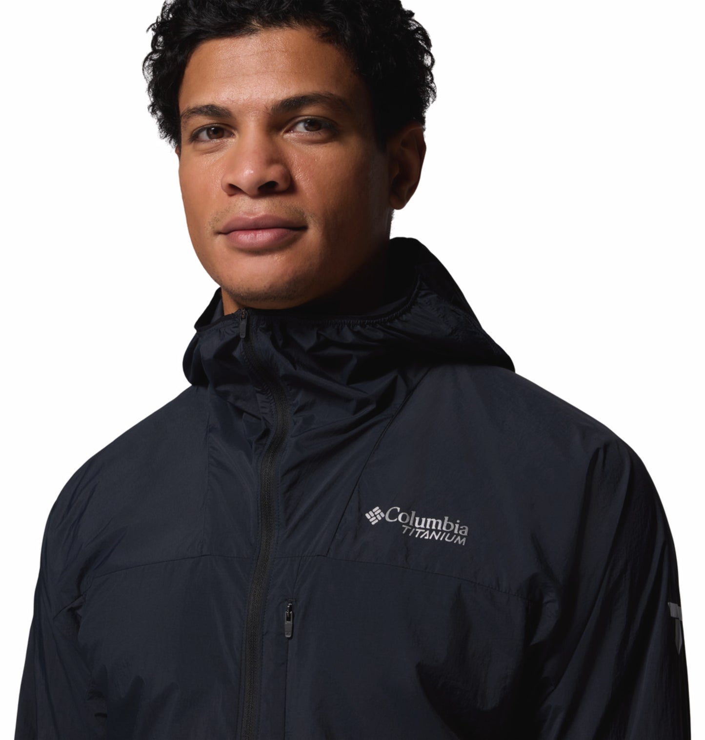 Columbia Men Black Omni-Shade Khyex Pro Windbreaker