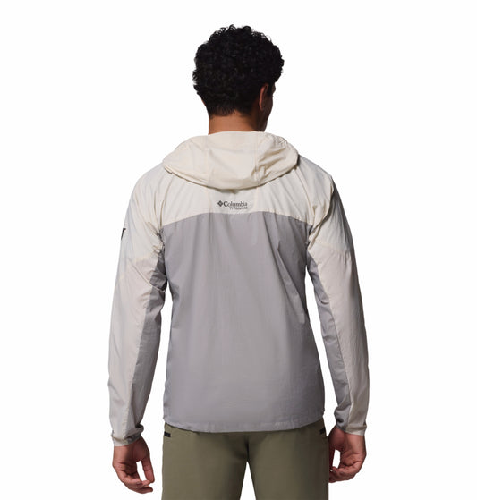 Columbia Men Omni-Shade Khyex Pro Windbreaker Beige Lightweight