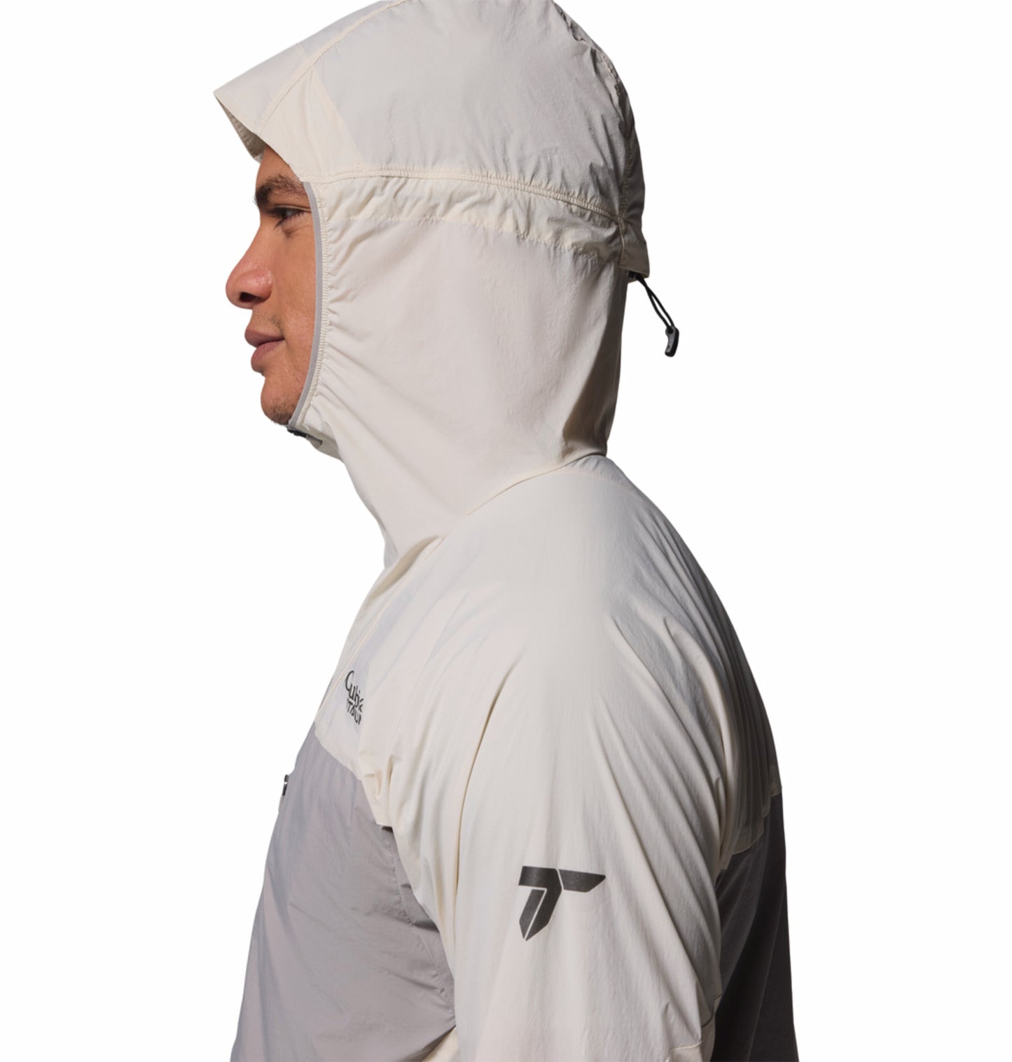 Columbia Men Omni-Shade Khyex Pro Windbreaker Beige Lightweight