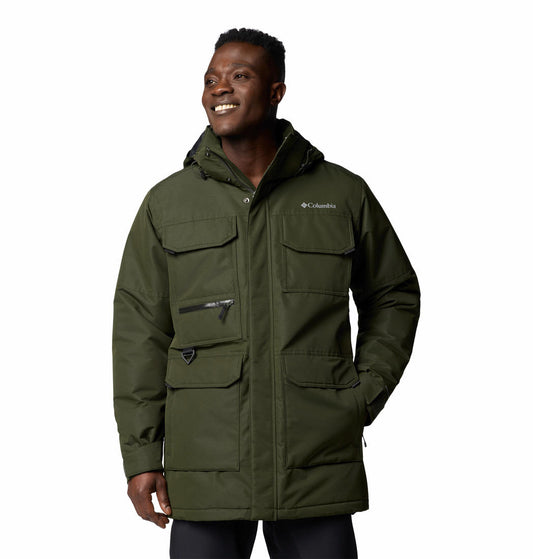 Columbia Mens Green Landroamer II Parka Jacket