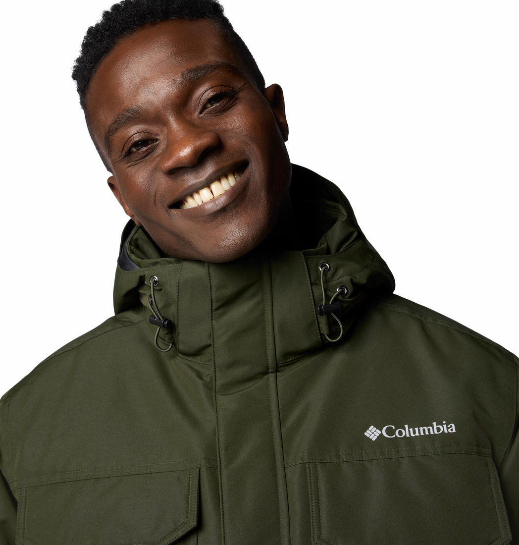 Columbia Mens Green Landroamer II Parka Jacket