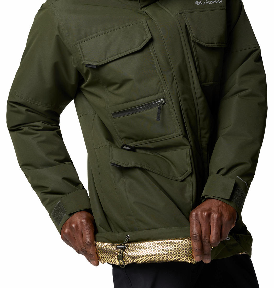 Columbia Mens Green Landroamer II Parka Jacket