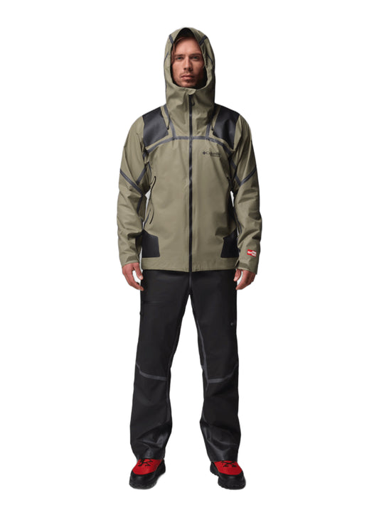 Columbia Men Olive Green OutDry Whistler Peak Shell Jacket