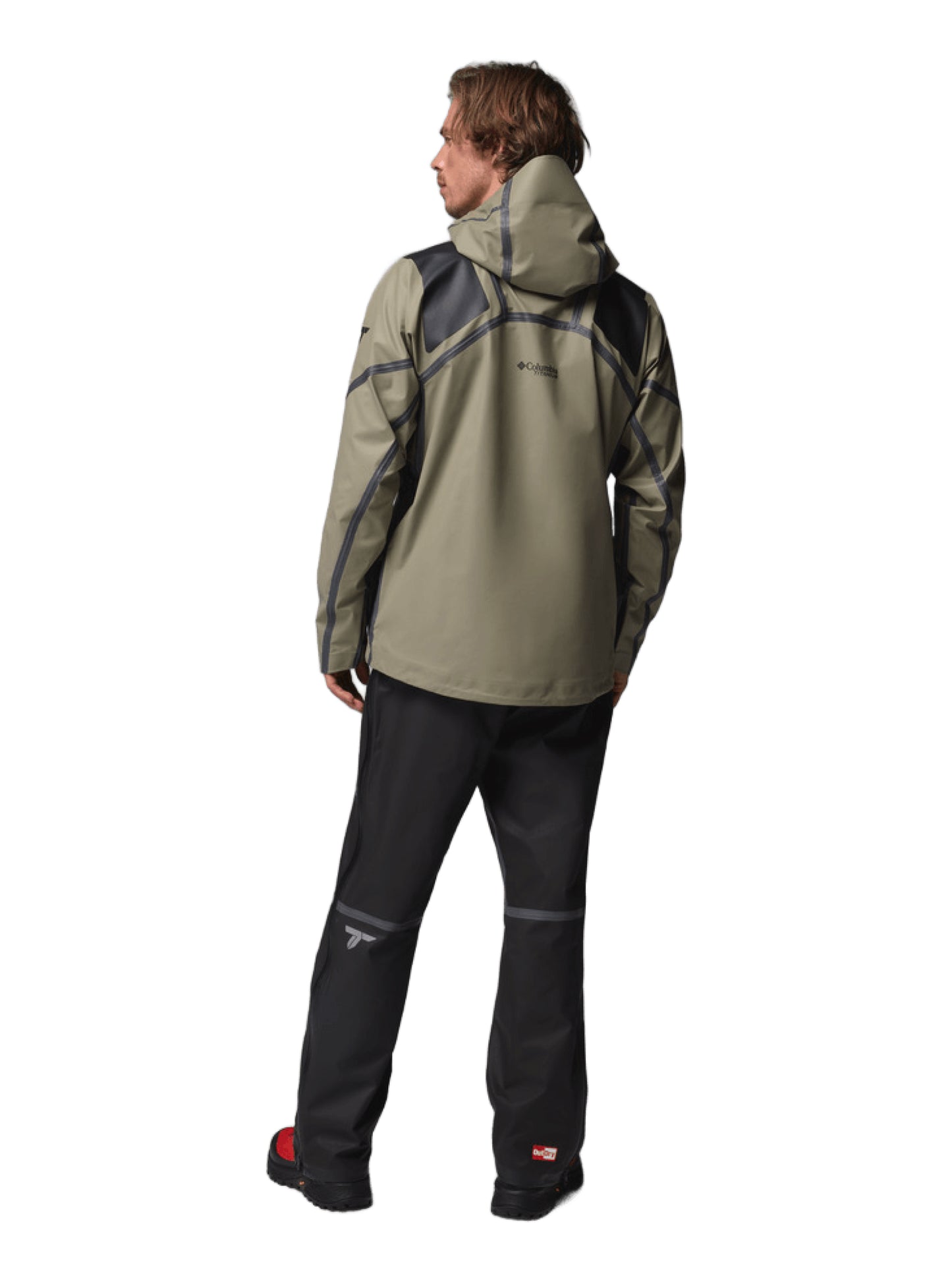 Columbia Men Olive Green OutDry Whistler Peak Shell Jacket