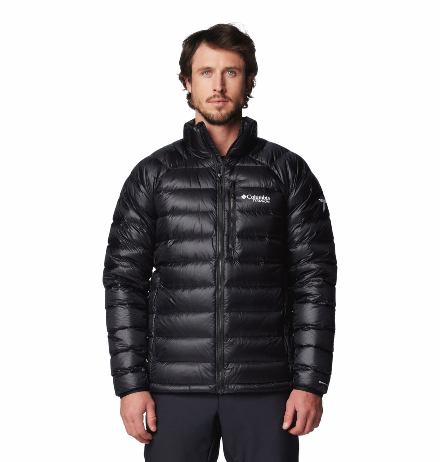 Columbia Men Black OmniHeat Arctic Crest Down Jacket