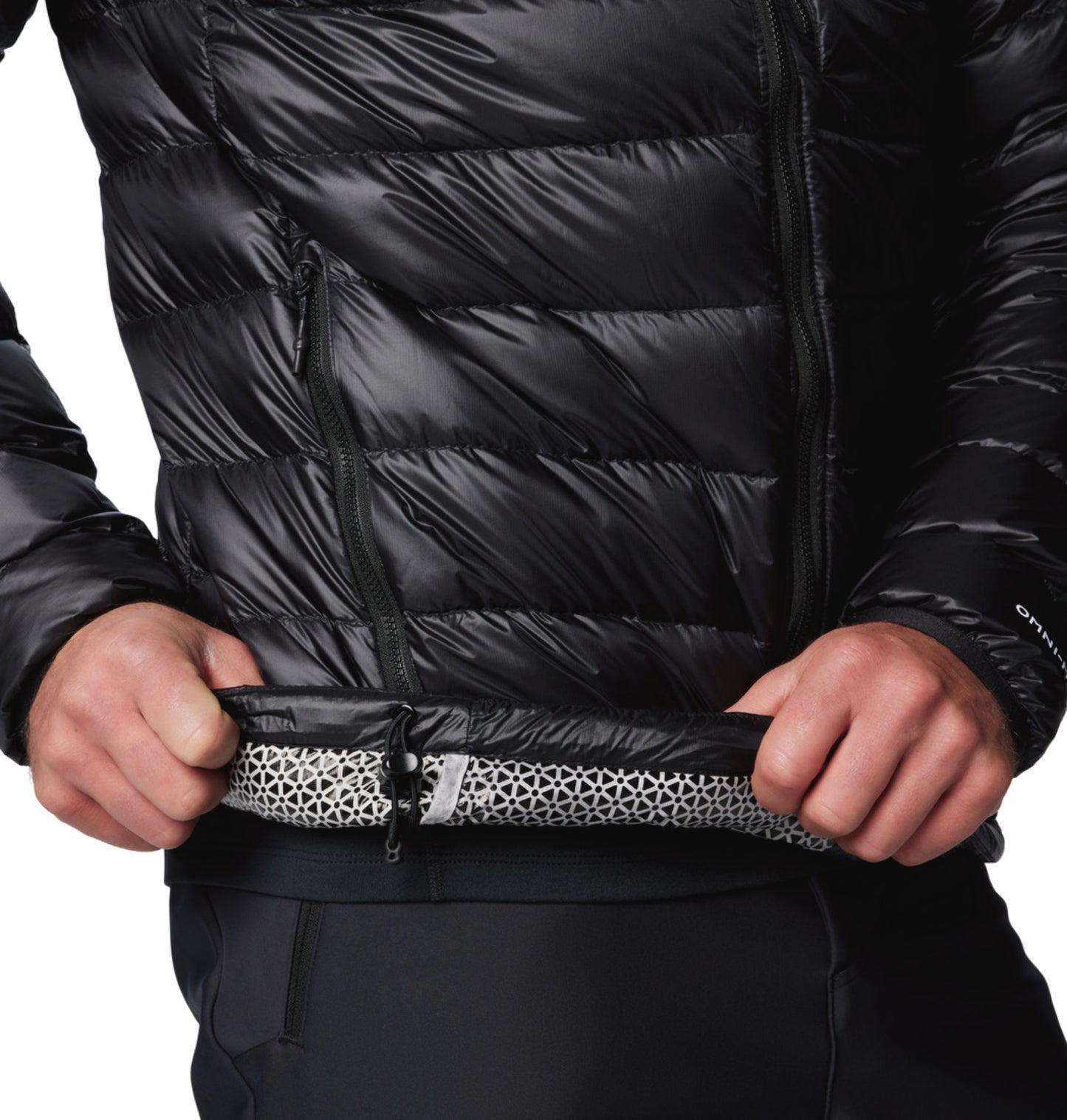 Columbia Men Black OmniHeat Arctic Crest Down Jacket