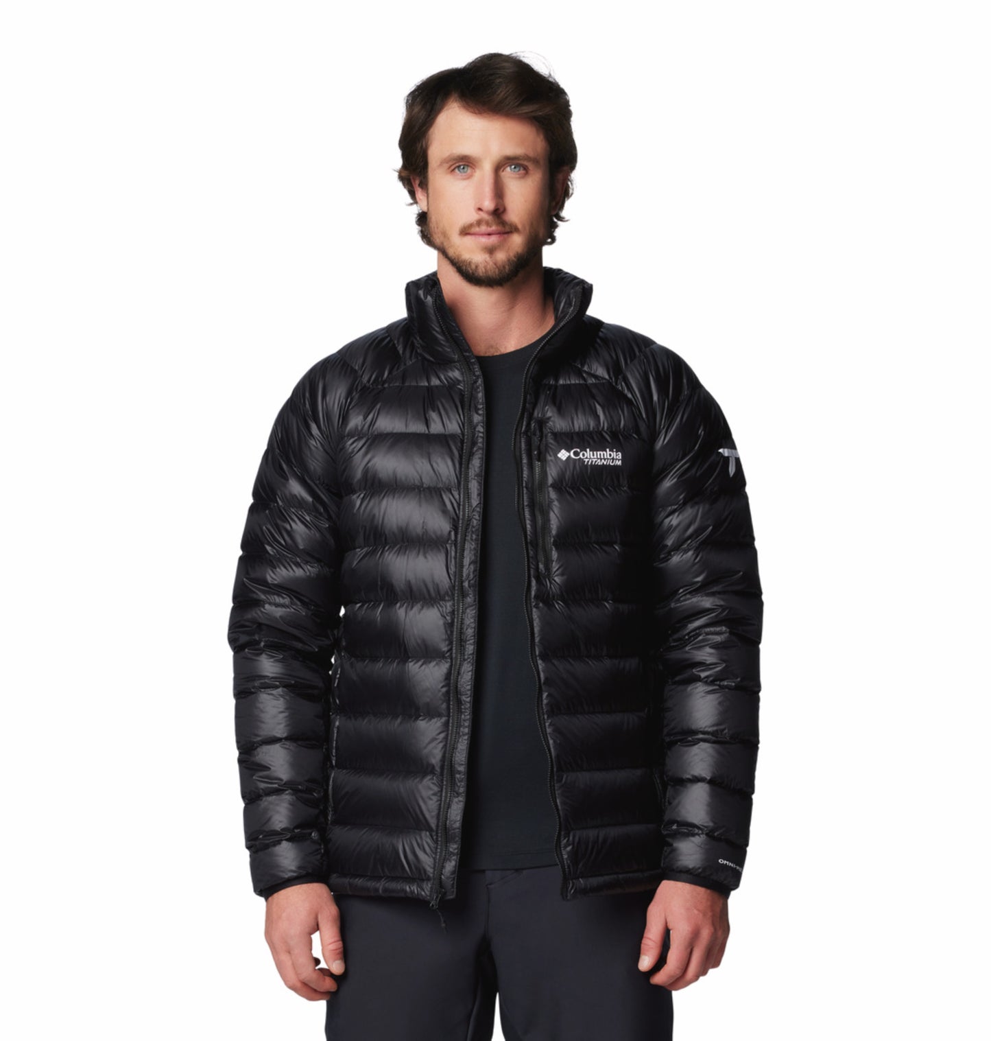 Columbia Men Black OmniHeat Arctic Crest Down Jacket