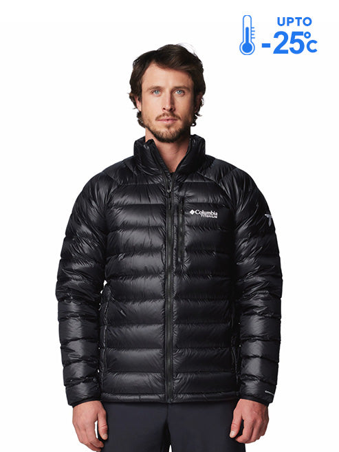 Columbia Men Black Omni-Heat Arctic Arctic Crest Down Jacket