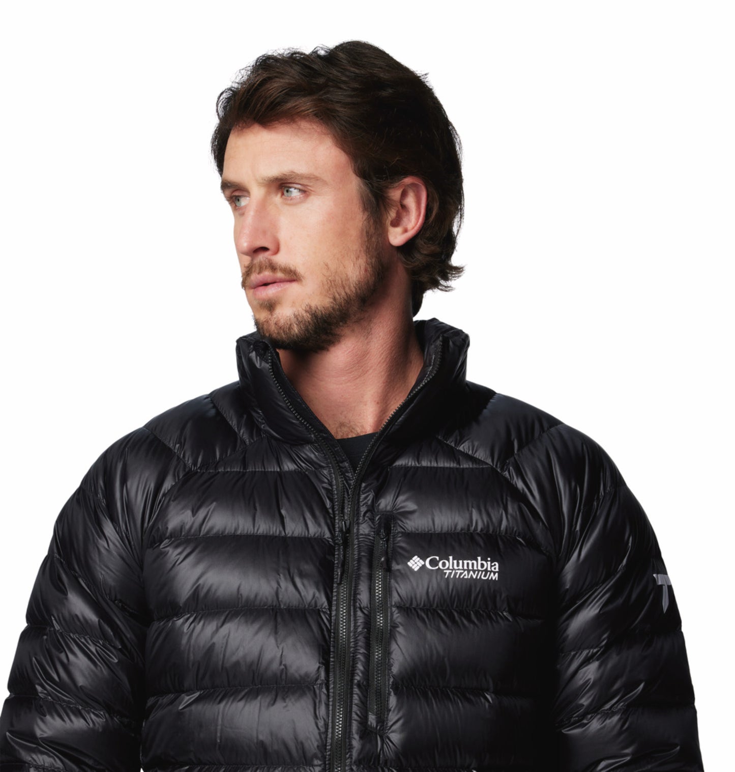 Columbia Men Black OmniHeat Arctic Crest Down Jacket