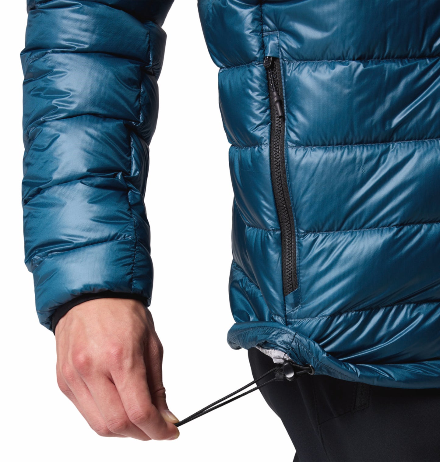 Columbia Men Teal OmniHeat Arctic Crest Down Jacket