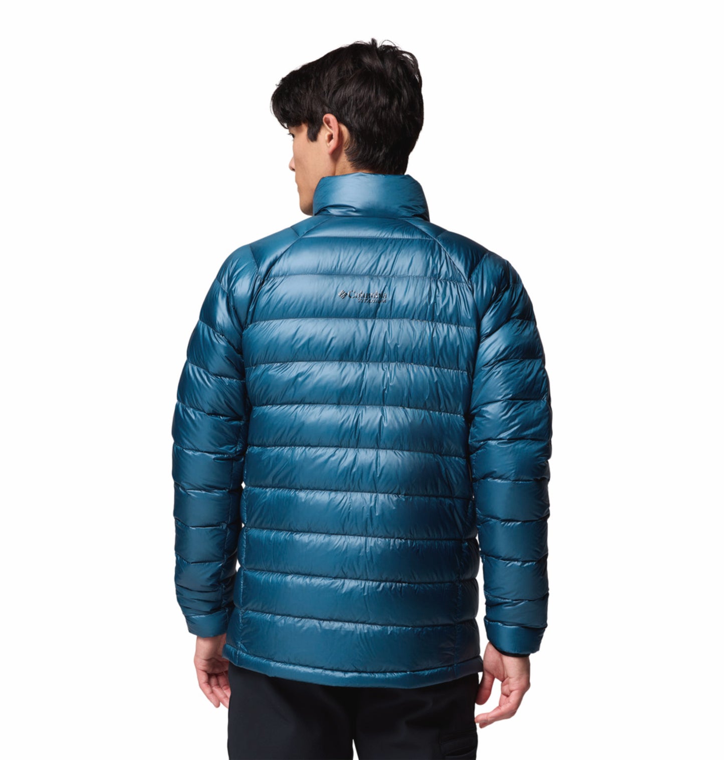 Columbia Men Teal OmniHeat Arctic Crest Down Jacket