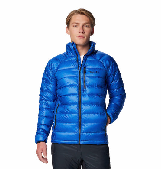 Columbia Mens Blue Arctic Crest Down Jacket