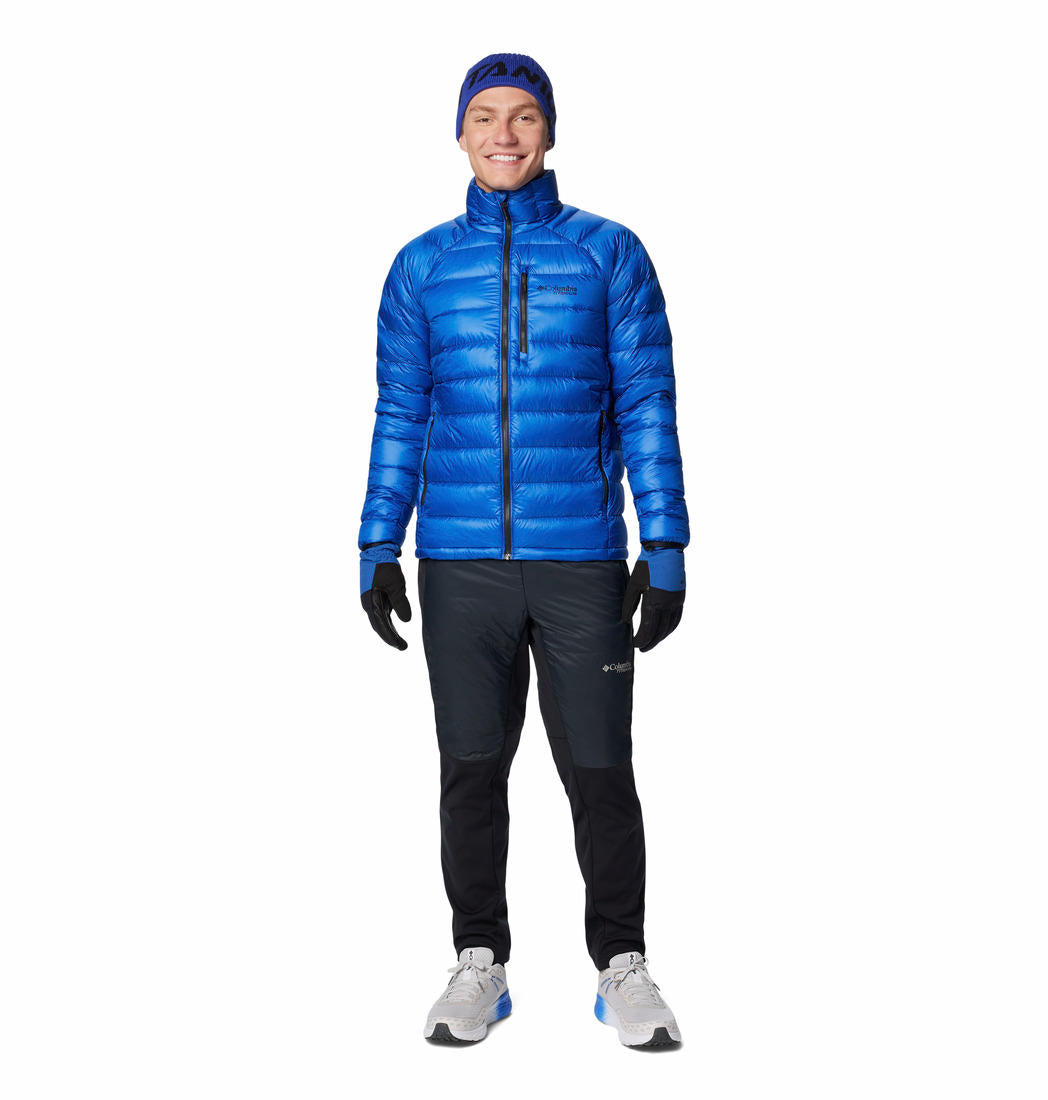 Columbia Mens Blue Arctic Crest Down Jacket
