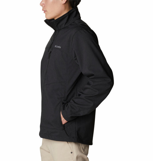 Columbia Men Black Cruiser Valley Soft Shell Jacket