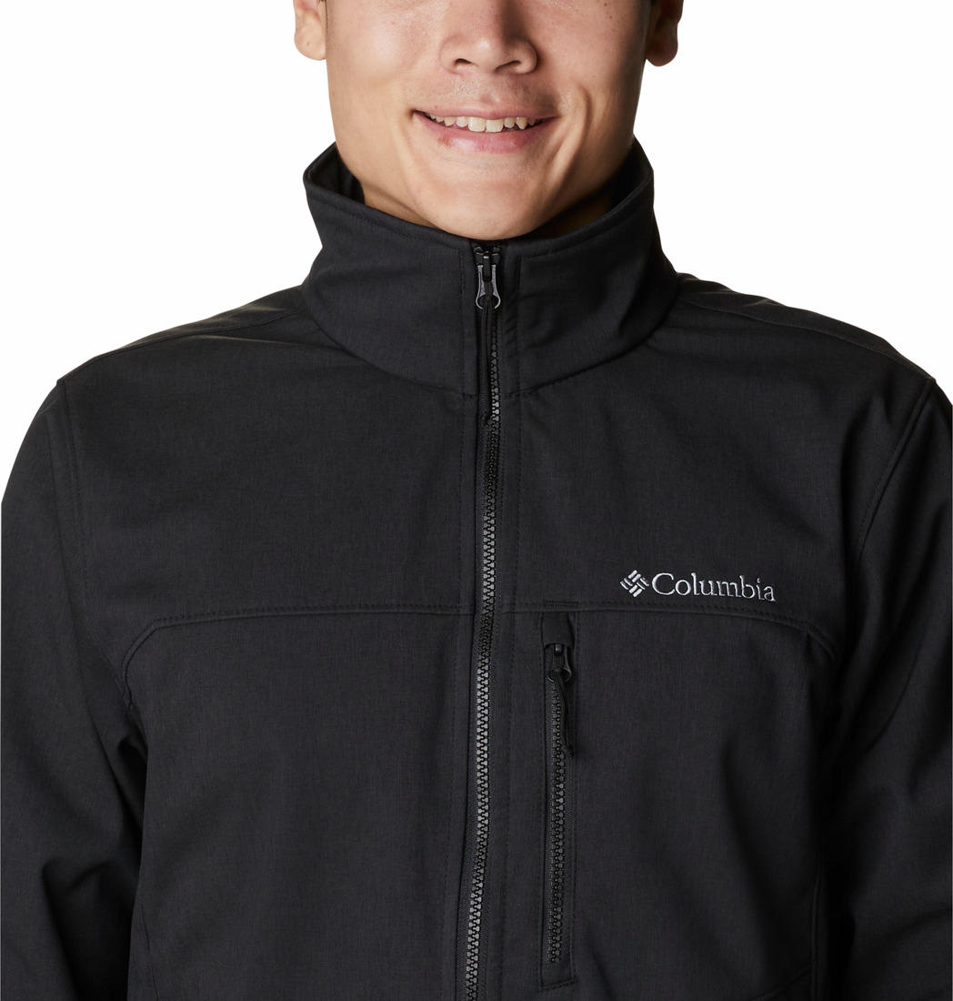 Columbia Men Black Cruiser Valley Soft Shell Jacket