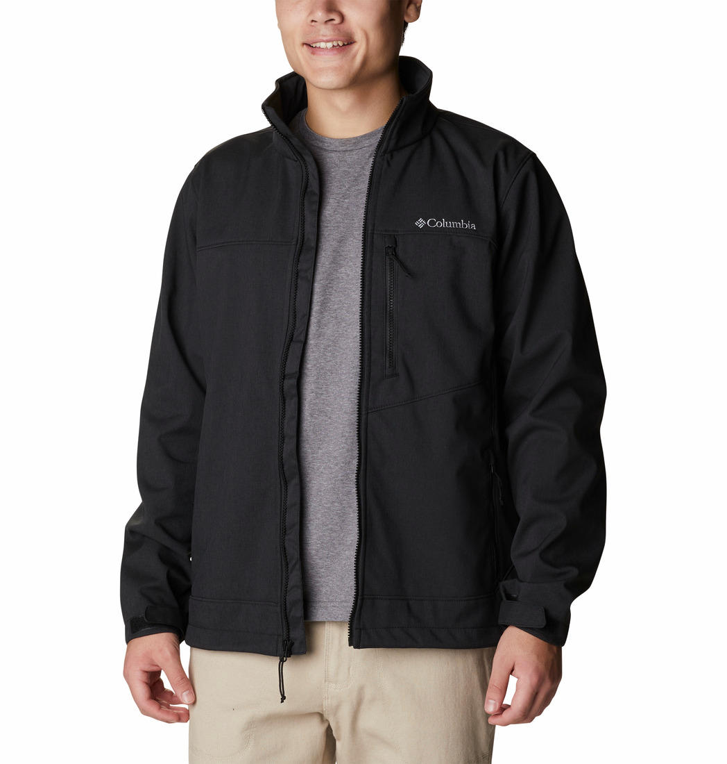 Columbia Men Black Cruiser Valley Soft Shell Jacket