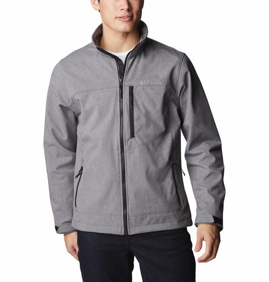 Columbia Men Grey Cruiser Valley Soft Shell Jacket
