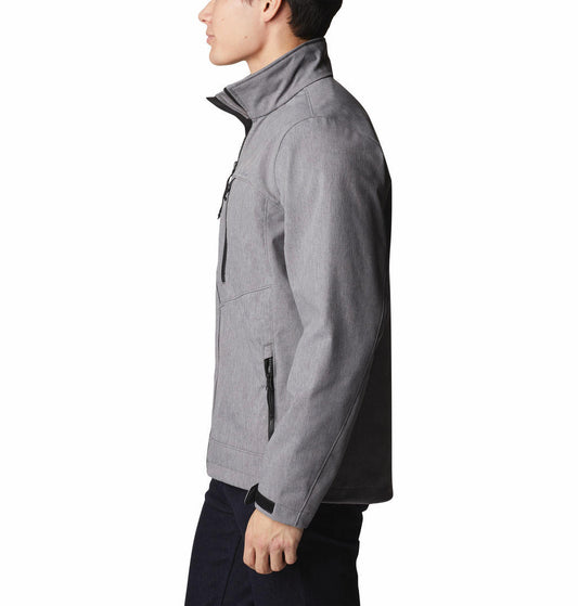 Columbia Men Grey Cruiser Valley Soft Shell Jacket