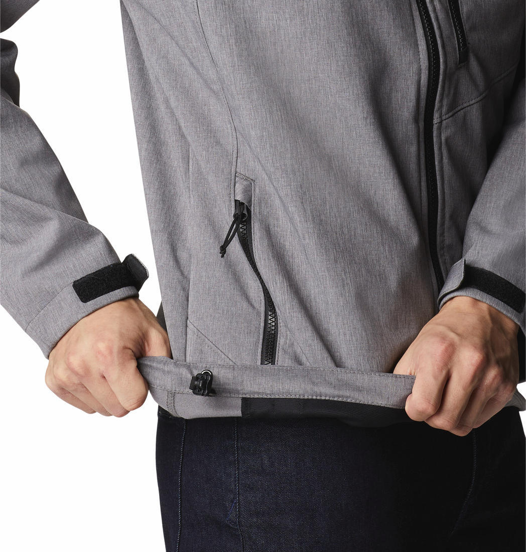 Columbia Men Grey Cruiser Valley Soft Shell Jacket