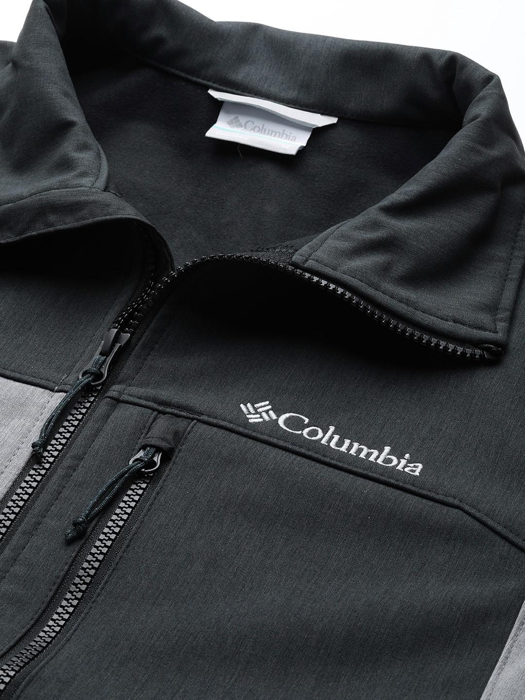 Columbia Men Grey Cruiser Valley Soft Shell Jacket