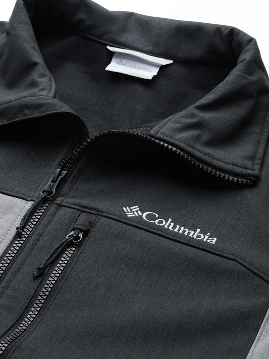 Columbia Men Grey Cruiser Valley Soft Shell Jacket
