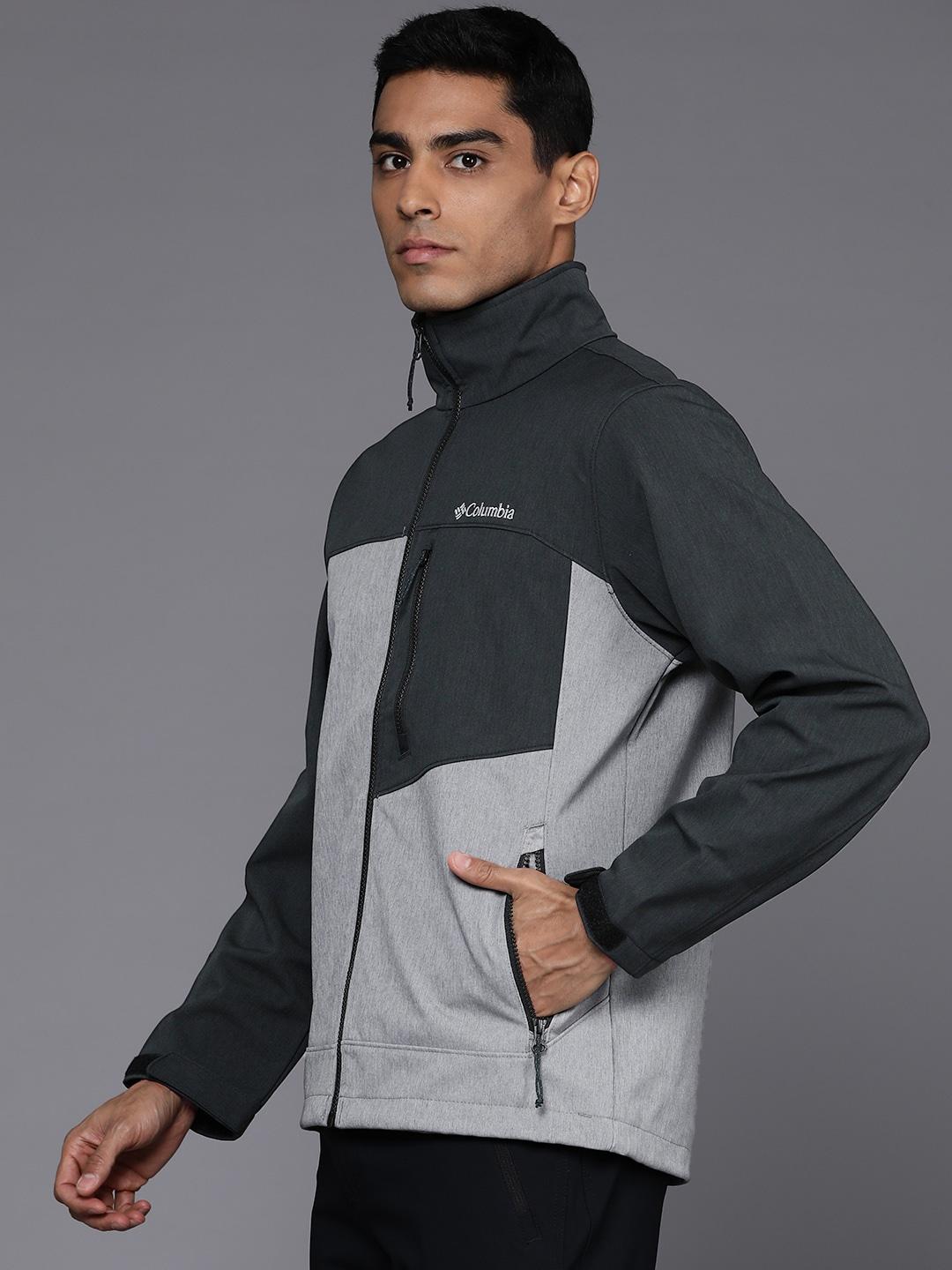 Columbia Men Grey Cruiser Valley Soft Shell Jacket