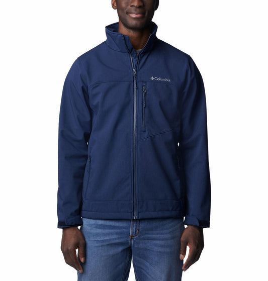 Columbia Men Blue Cruiser Valley Soft Shell Jacket