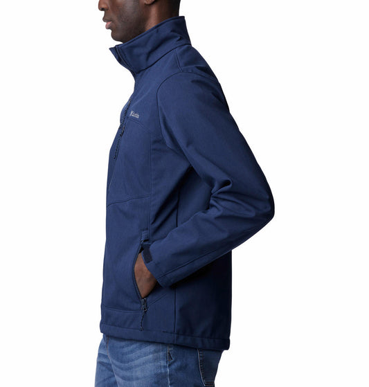 Columbia Men Blue Cruiser Valley Soft Shell Jacket