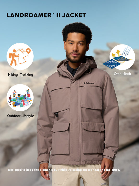 Columbia Men Mauve Omni-Tech Landroamer II Insulated Parka