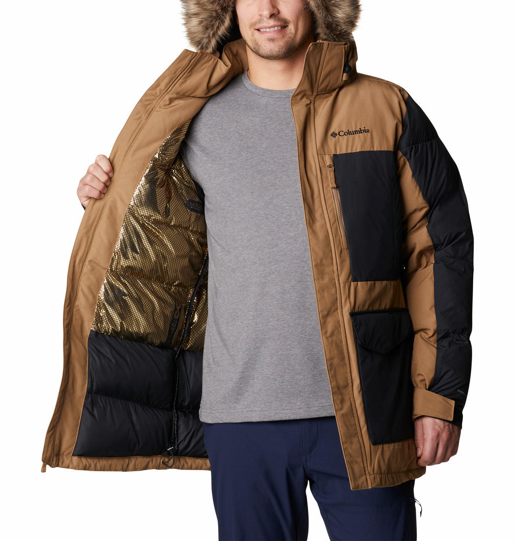 Columbia Men Brown Marquam Peak Fusion Parka Jacket