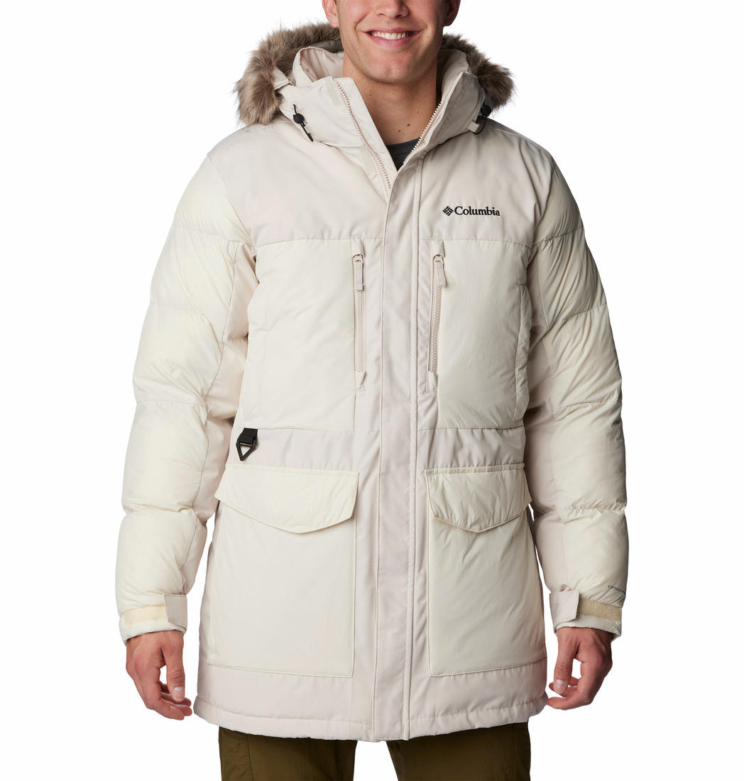 Columbia Men Beige Marquam Peak Fusion Parka Jacket