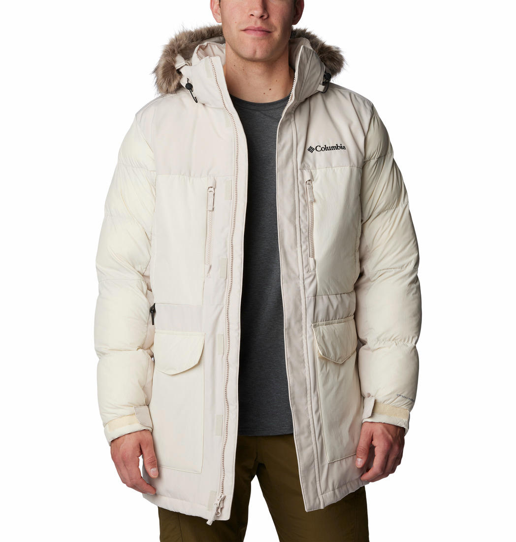 Columbia Men Beige Marquam Peak Fusion Parka Jacket