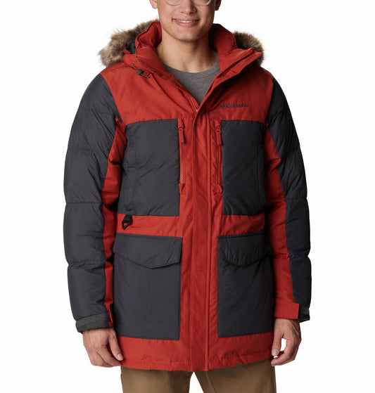 Columbia Men Orange Marquam Peak Fusion Parka Jacket