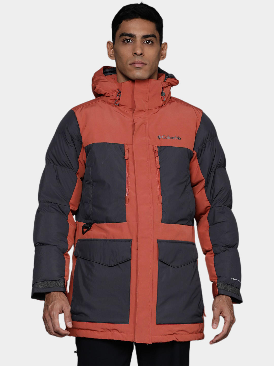 Columbia Men Orange Marquam Peak Fusion Parka Jacket