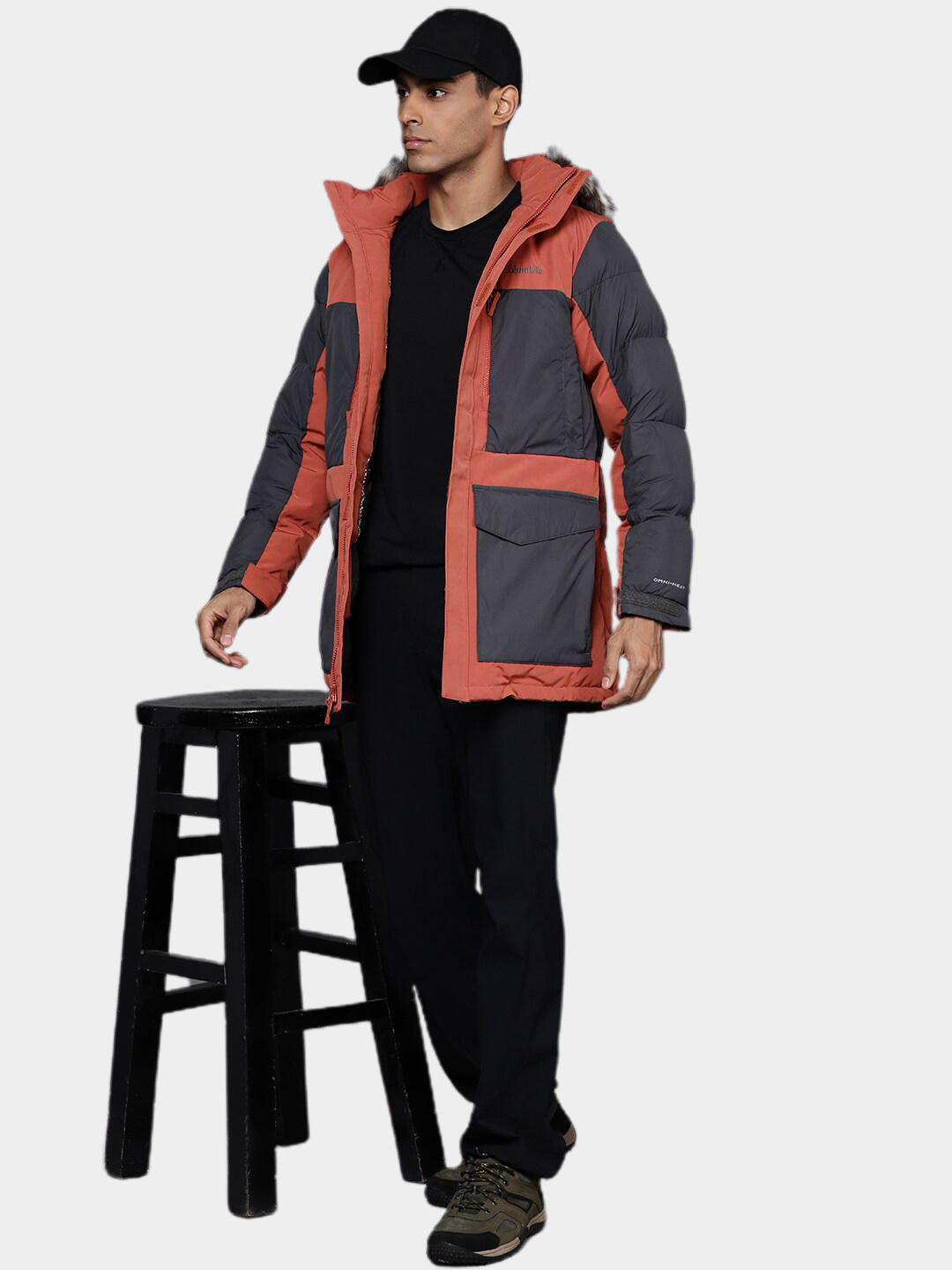 Columbia Men Orange Marquam Peak Fusion Parka Jacket