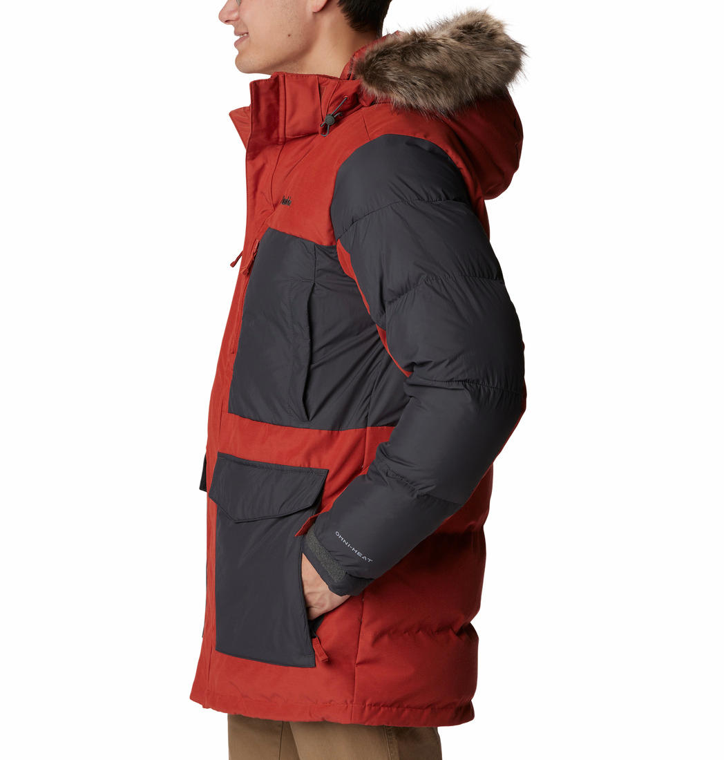 Columbia Men Orange Marquam Peak Fusion Parka Jacket