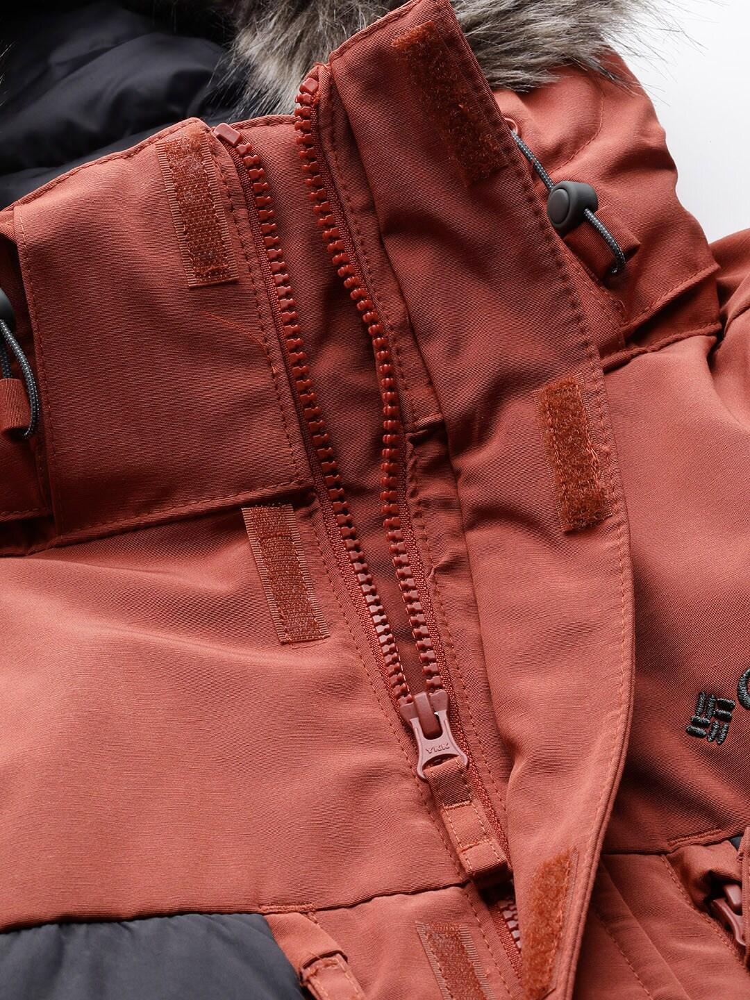 Columbia Men Orange Marquam Peak Fusion Parka Jacket