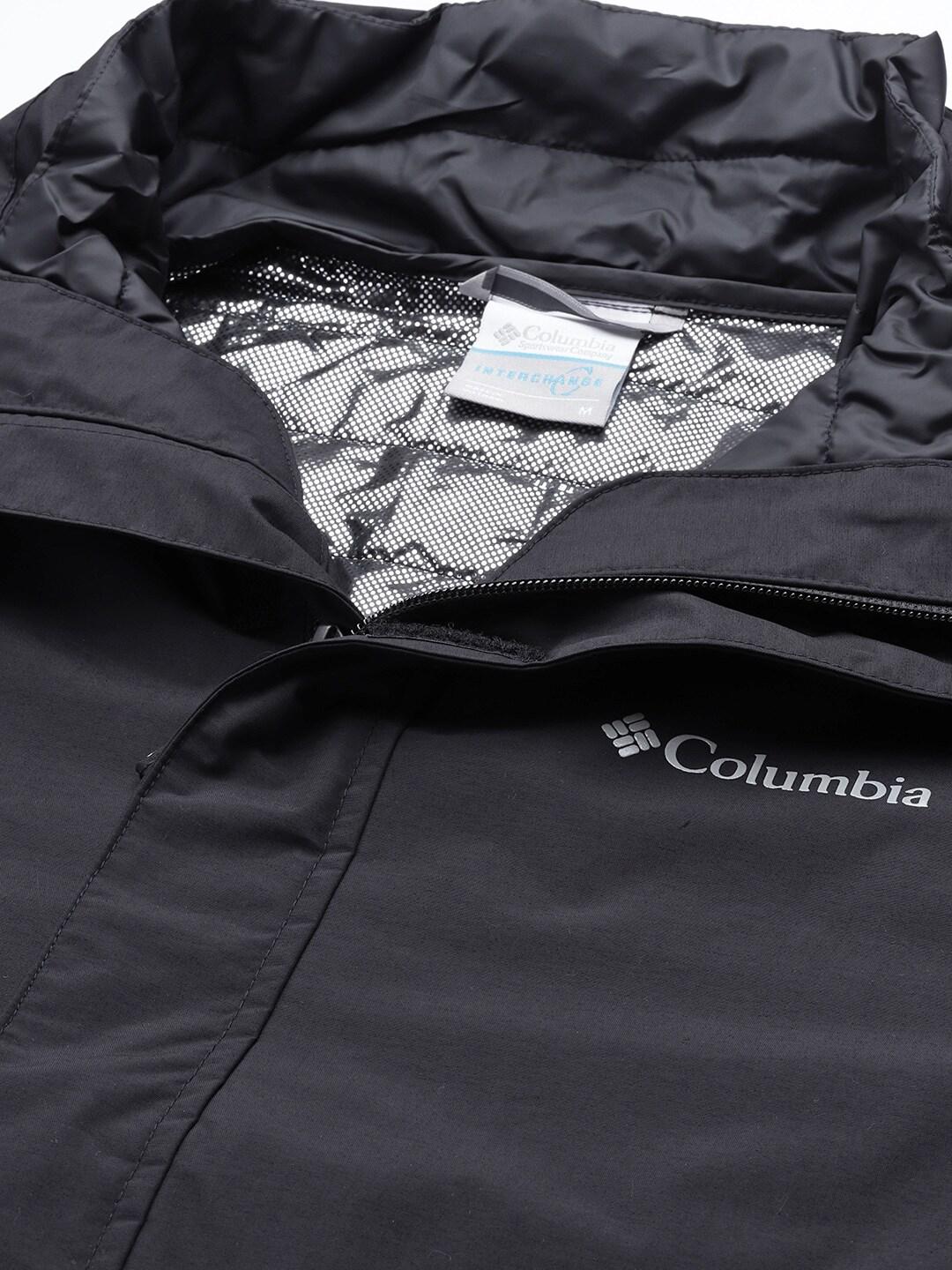 Columbia Men Black Agate Alley Interchange Jacket