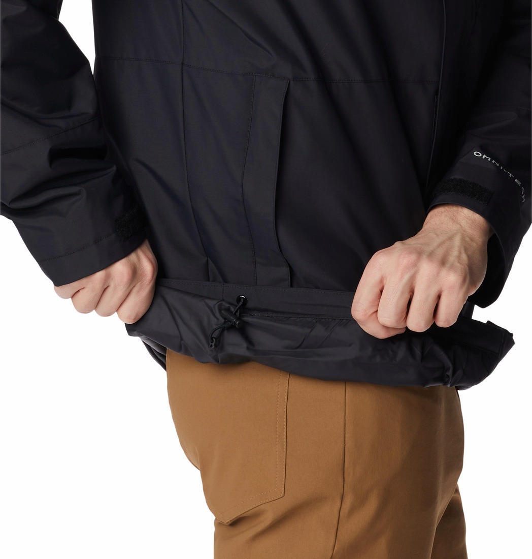 Columbia Men Black Agate Alley Interchange Jacket