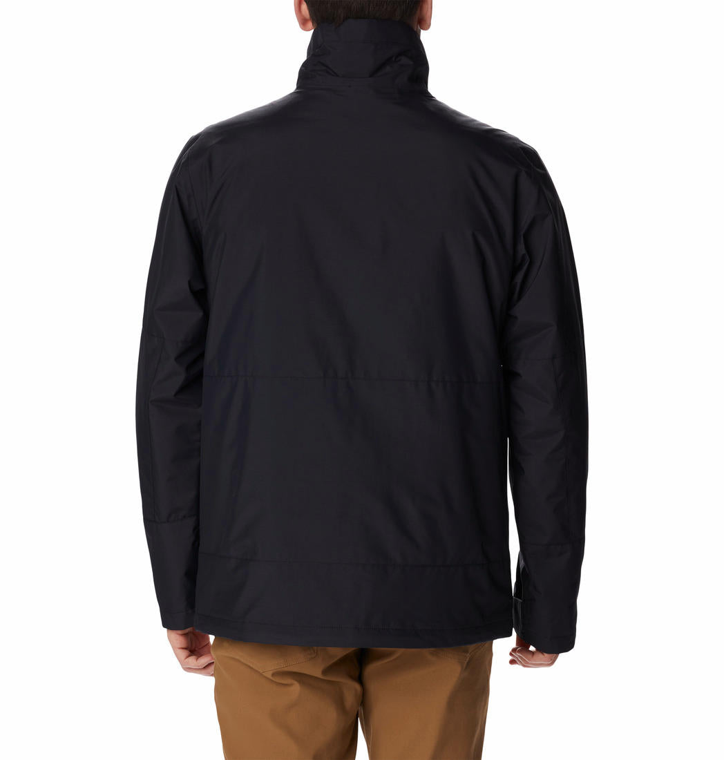 Columbia Men Black Agate Alley Interchange Jacket