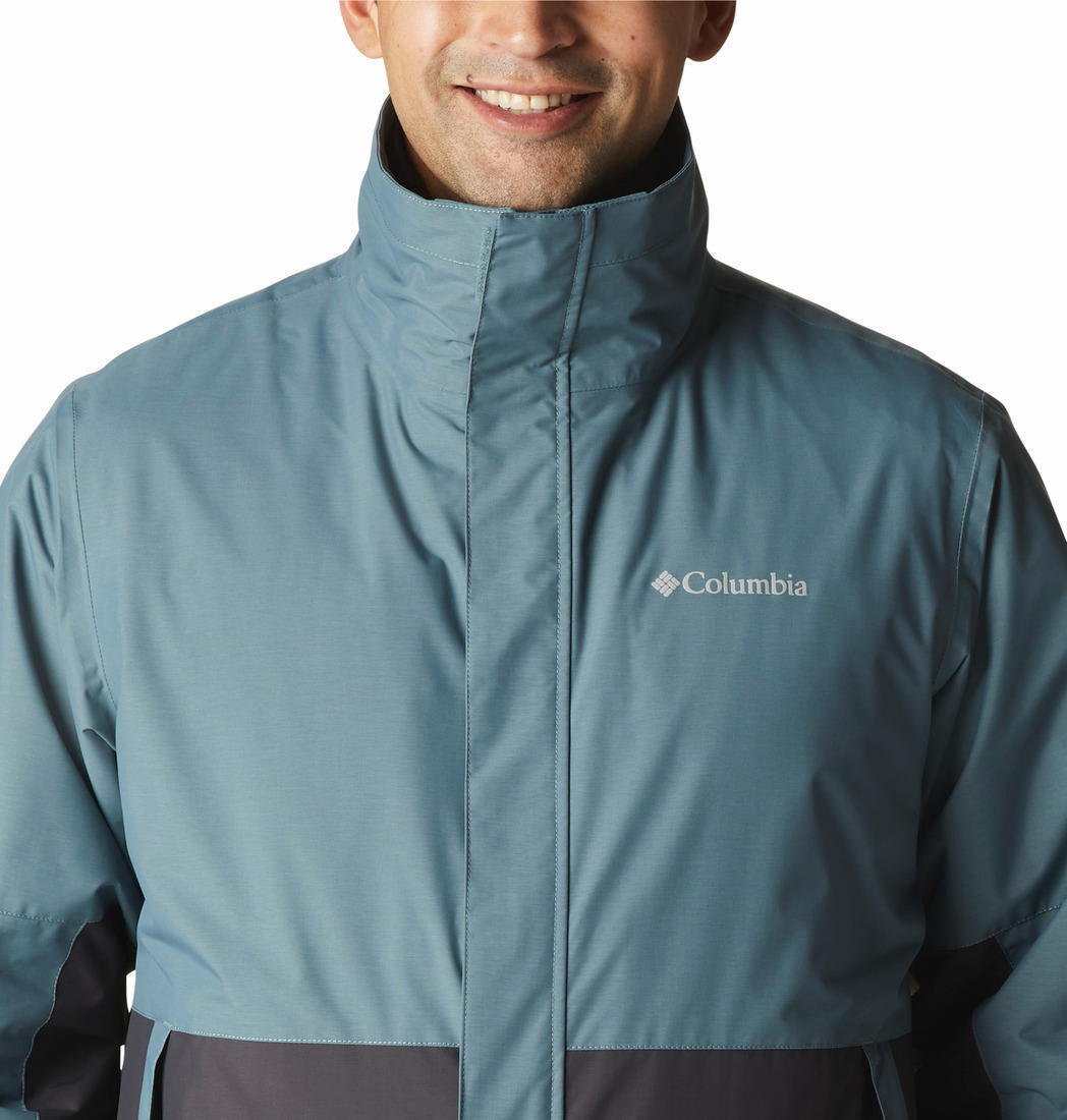 Columbia Men Green Agate Alley Interchange Jacket