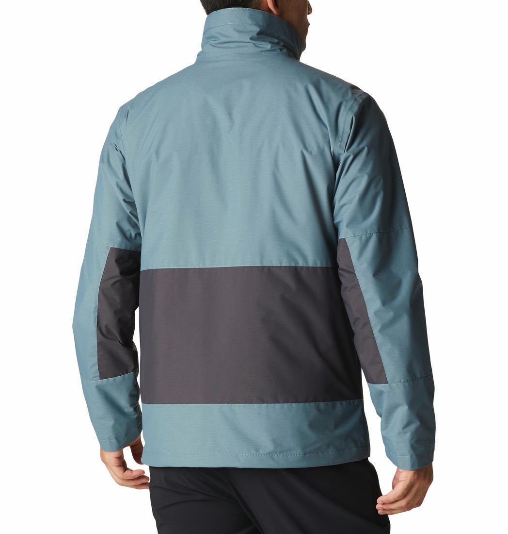 Columbia Men Green Agate Alley Interchange Jacket