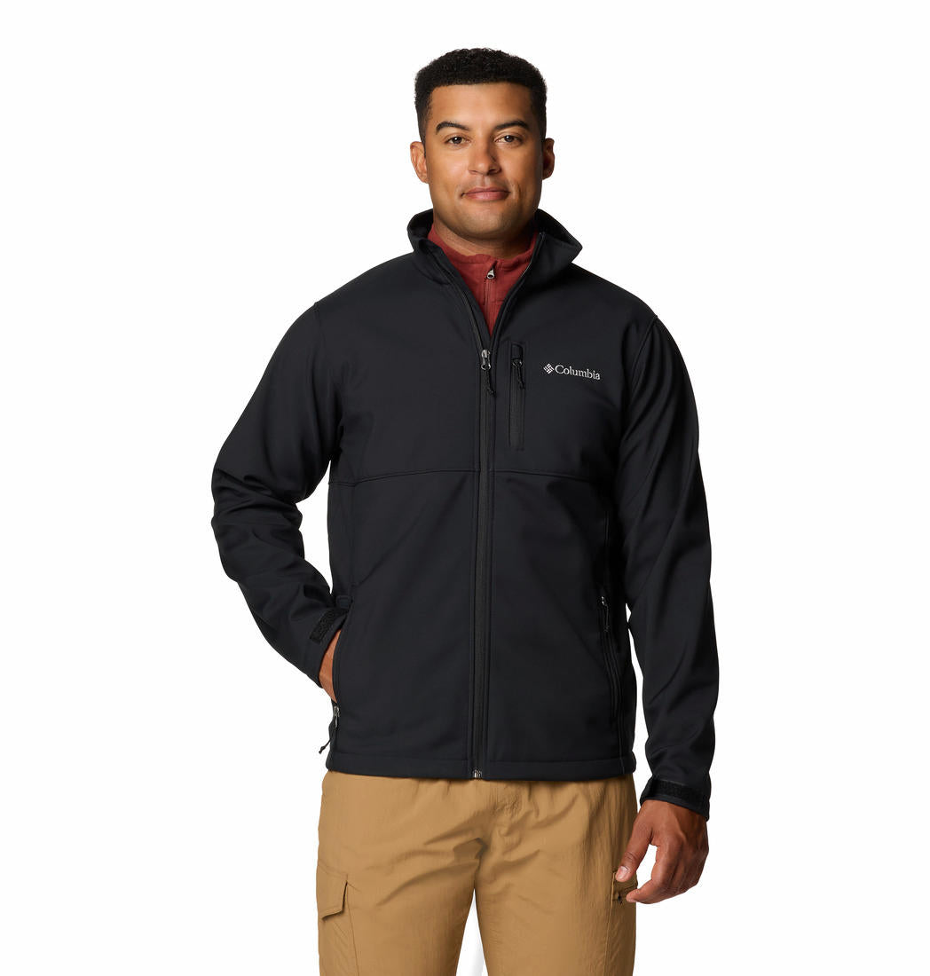 Columbia Mens Black Ascender Softshell Jacket