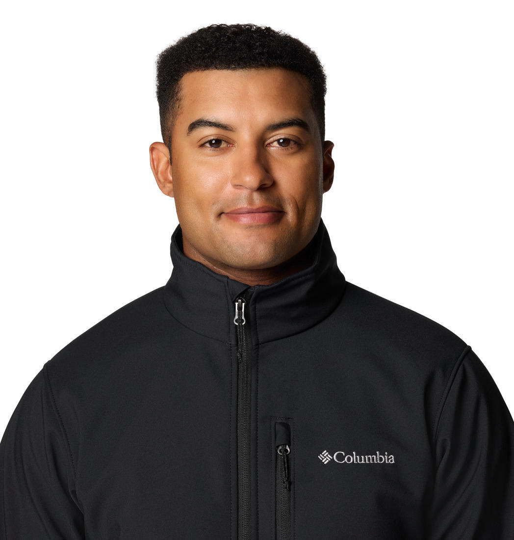 Columbia Mens Black Ascender Softshell Jacket
