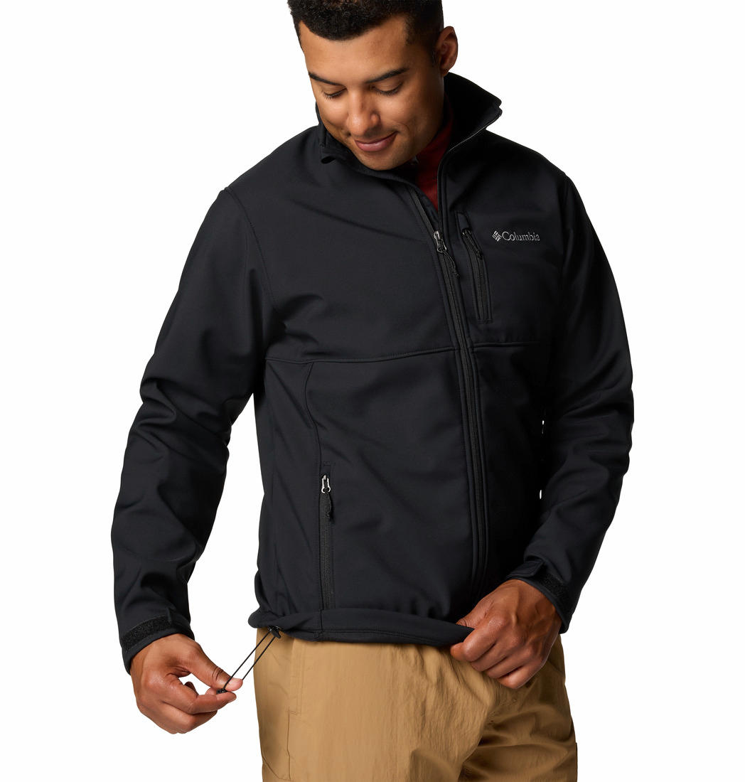Columbia Mens Black Ascender Softshell Jacket