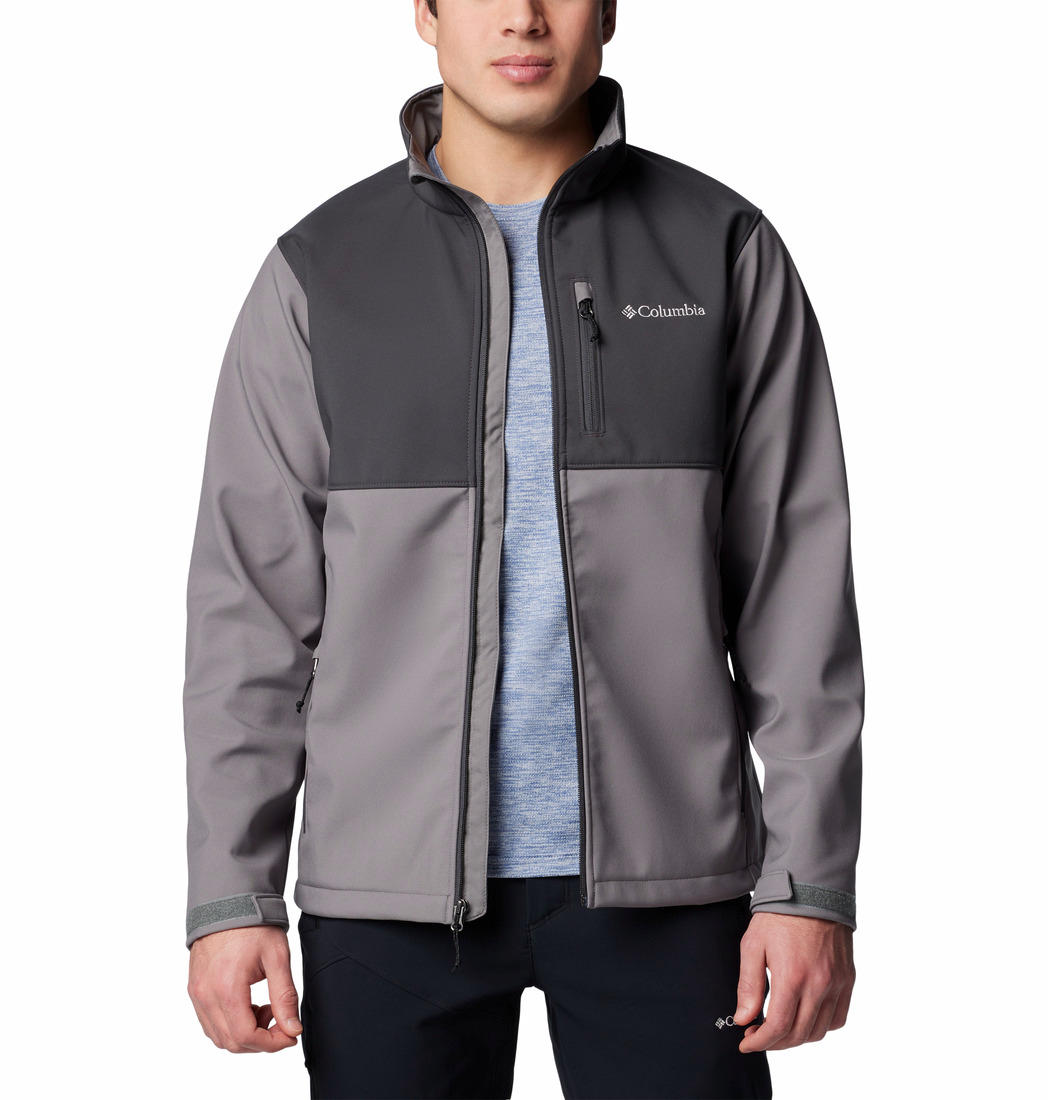 Columbia Mens Grey Ascender Softshell Jacket